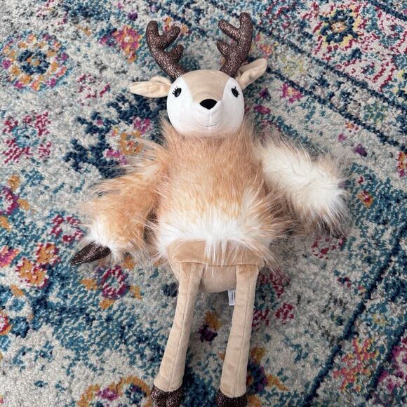 JELLYCAT LONDON TAWNY REINDEER  WOODLAND PLUSH STUFFED ANIMAL DEER - Picture 1 of 6